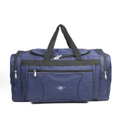 Large Capacity Oxford Cloth Waterproof Lightweight Foldable Travel Tote Bag - Blue - View 1