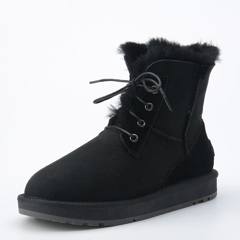 Title 5, Herren Schneestiefel mit Lammfell und Fell, int...