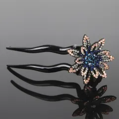 Classical Plate Hair Accessories U-shaped Hairpin Ancient Style Adult All-match Hairpin - Blue - View 1