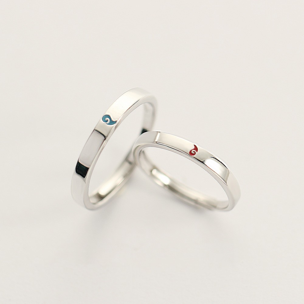 Title 3, S925 Sterling Silver Ring Couple