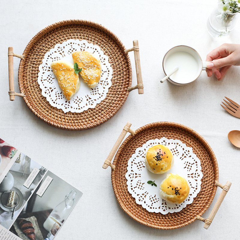 Title 3, Handmade rattan bread fruit basket