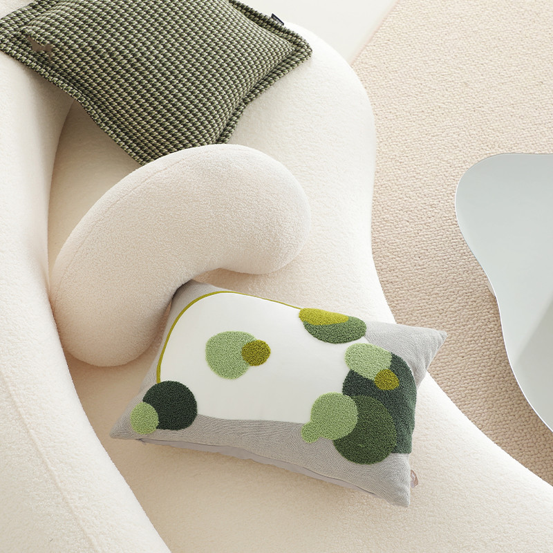 Art Moss Green Pillow Creative Living Room