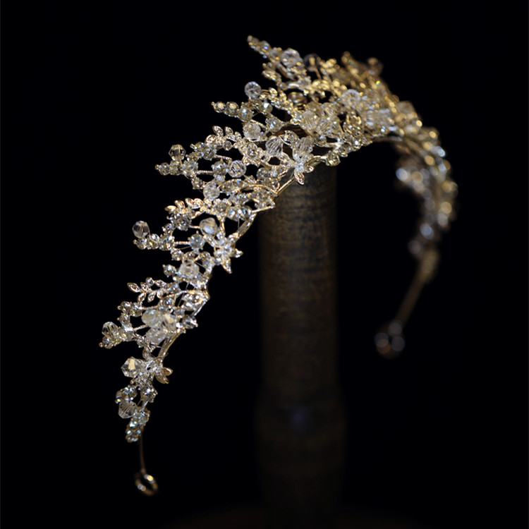 High-grade Crystal Korean Wedding Fairy Wedding Headdress