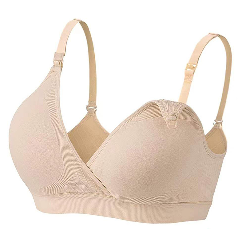 Title 2, Plus Size Crossover Nursing Bra Front Button of...