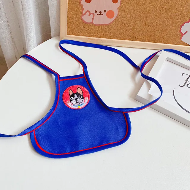 Pet Working Apron Thin Anti hair Loss Sapphire Blue - Shop at LoveMi