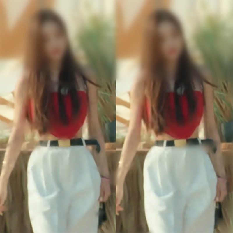 Bright Diamond Chain Wrap Chest White High Waist Loose Wide Leg Pants