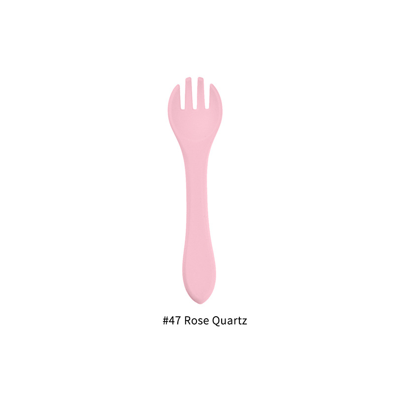 Title 9, Food Grade Baby Feeding Tableware Silicone Fork