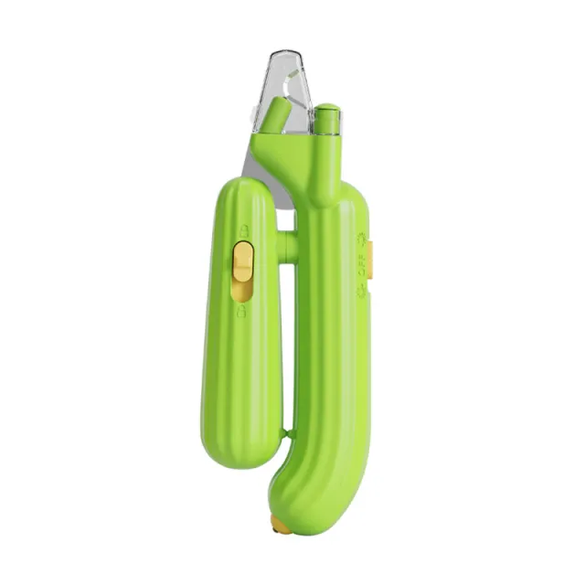 LED Blood Line Multifunctional Pet Nail Clipper Green - Shop at LoveMi