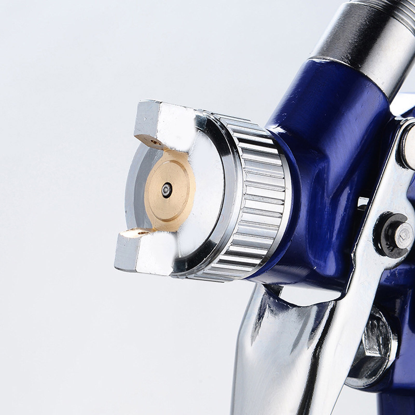 2 X HVLP Spray Gun Kit Air Gravity Feed Vehicle Car Paints1.4MM 0.8MM Nozzle — foto 9