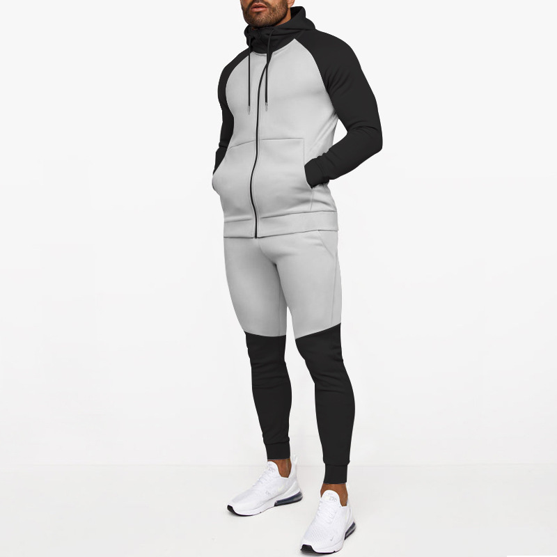 Title 7, Herenmode Colorblock vrijetijdssportpak