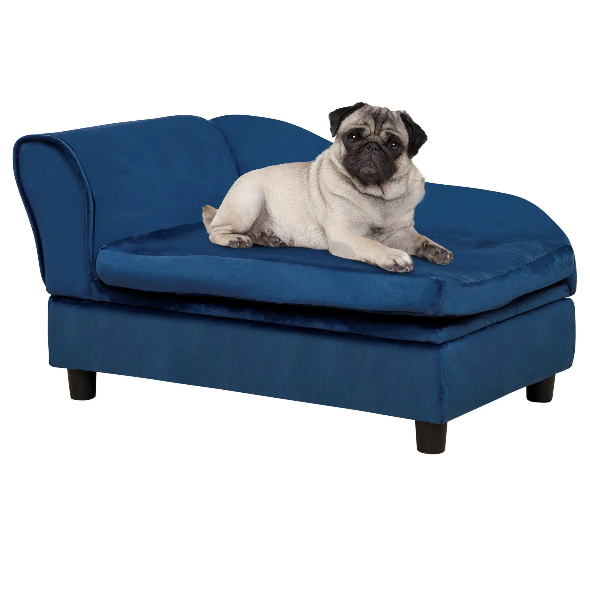 Pet Sofa Bed With Storage, Cushy Couch