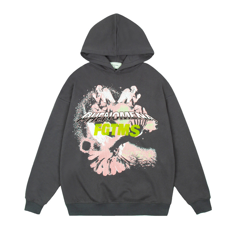 Dark Hip Hop Tide Brand High Street Graffiti Print Hoodie