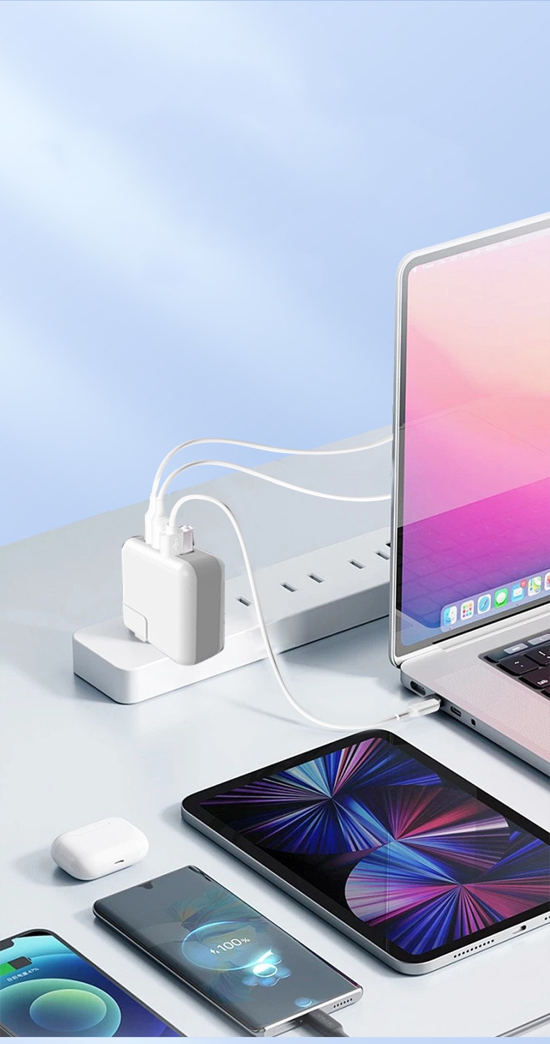 5V2A US Gauge Charger Head CE Certified QC3.0 Charging Head Usb Multi-port Travel Charger - Image 5