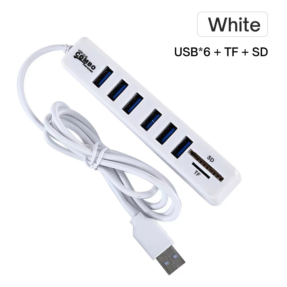 USB White 6 Plus 2