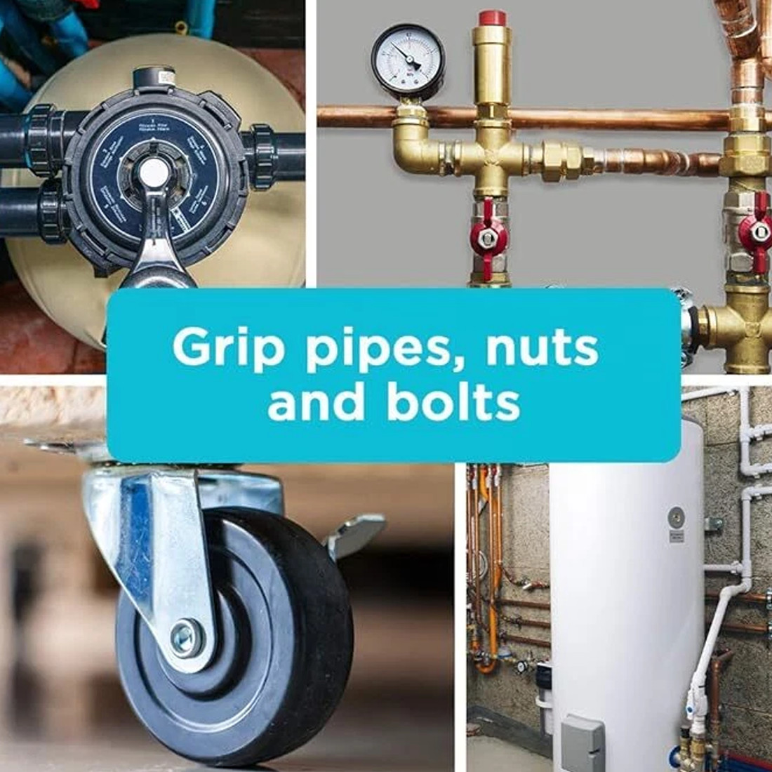 NEW 3x Water  Pliers Quick Release Plumbing Pliers Wrench Adjustable Water... 16