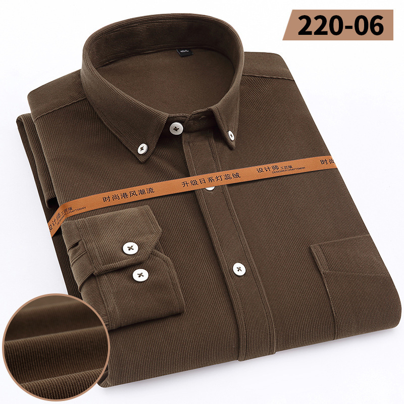 Title 15, Corduroy Shirt Men