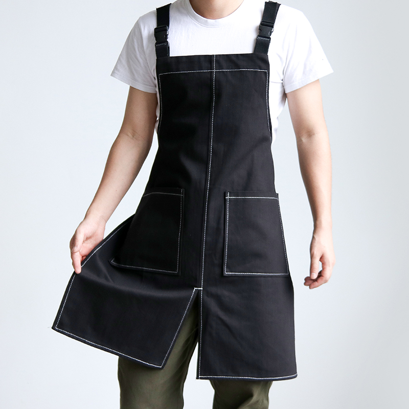 Title 7, Cowboy Apron Korean Style Personality Barista T...