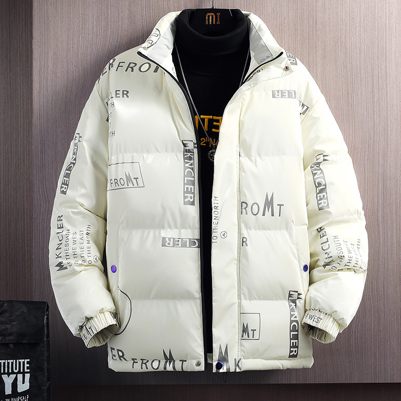 Lovers Loose Printed Warm Cotton Jacket