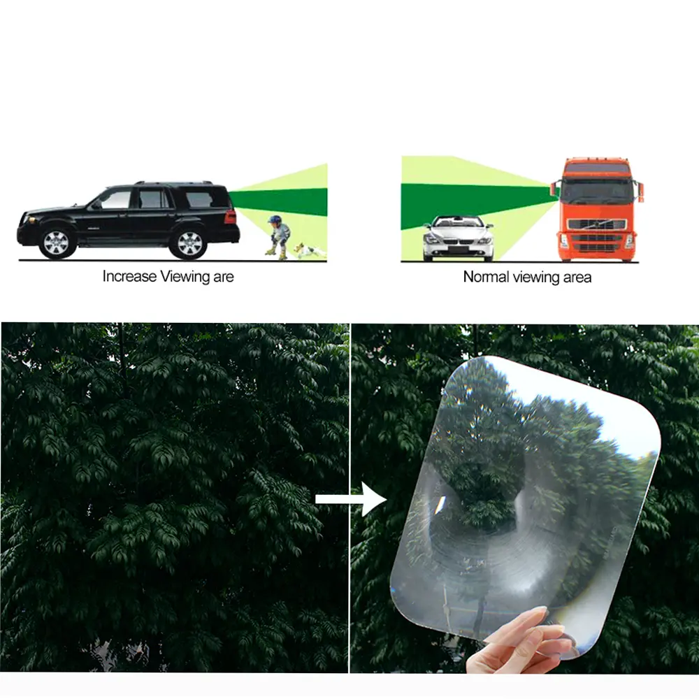 Lens Automobile Parking Sticker Transparent Wide Angle Car Stickers Car Reversing Sticker