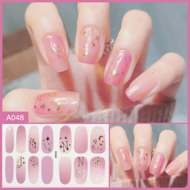 Nail Stickers Female Manicure Full Stickers Finished 3d Waterproof A048. - Shop at LoveMi