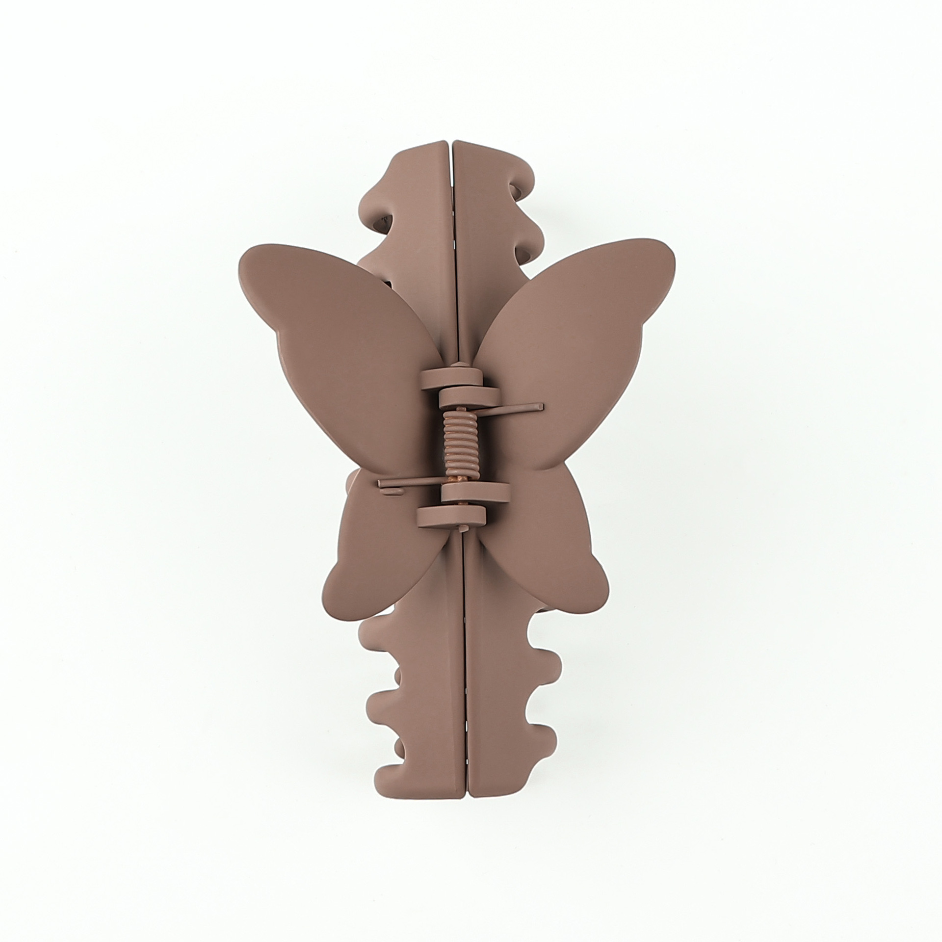 Nine Teeth Frosted Plastic Large Size Deep Coffee Color - Shop at LoveMi