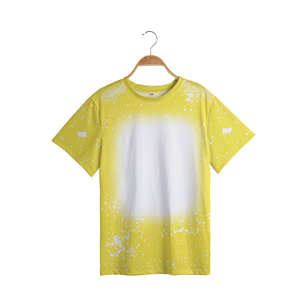 Title 10, Tie-dye bedrukte T-shirt met korte mouwen, loss...