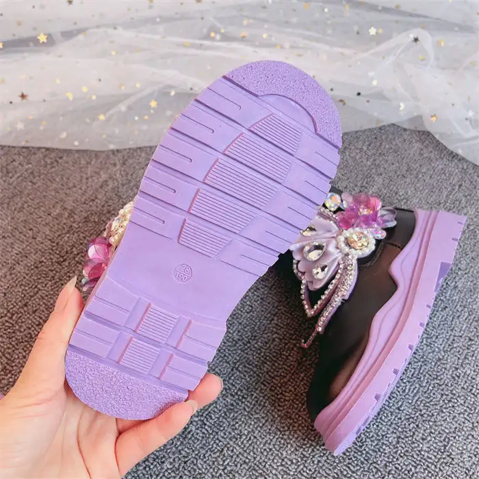 Fashion Children's Colored Diamond Martin Boots
