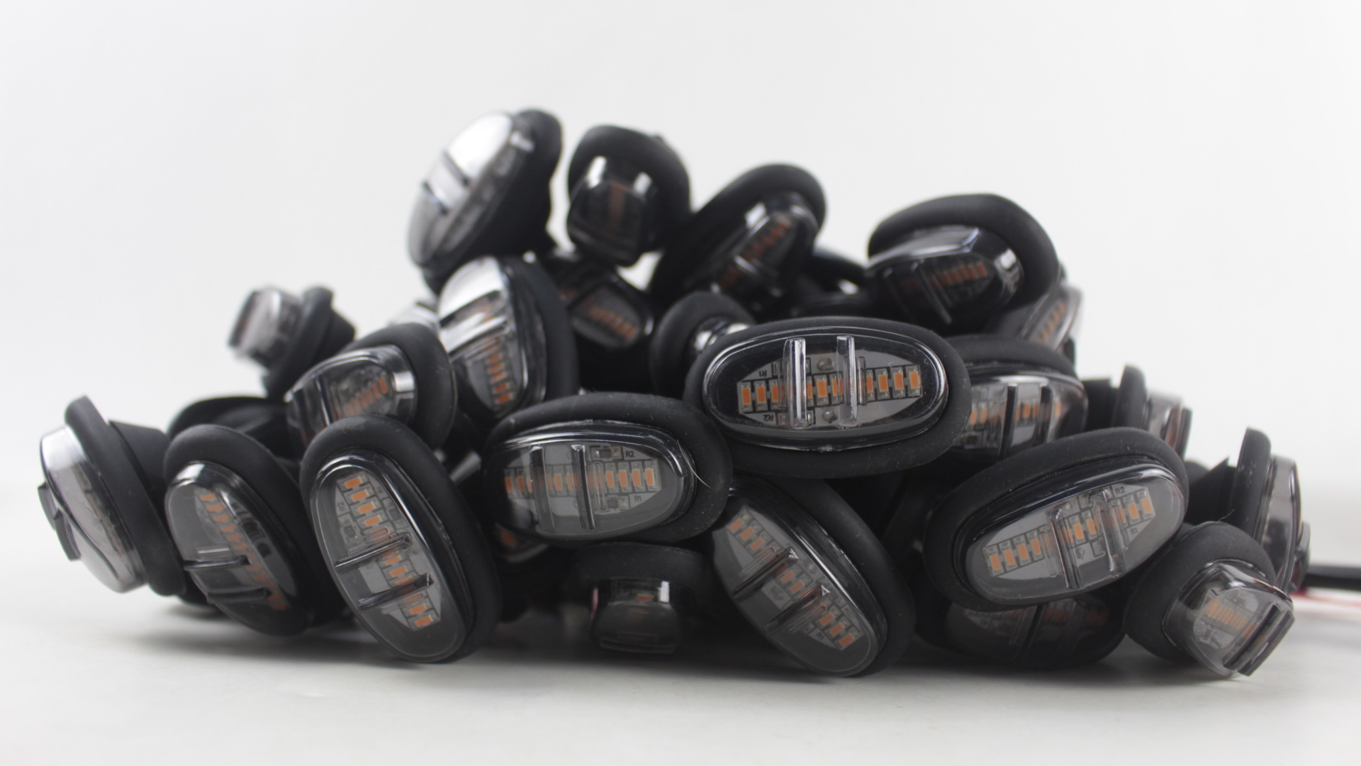 F150 Raptor Middle Net Front LED Amber Small Yellow Light - Image 10