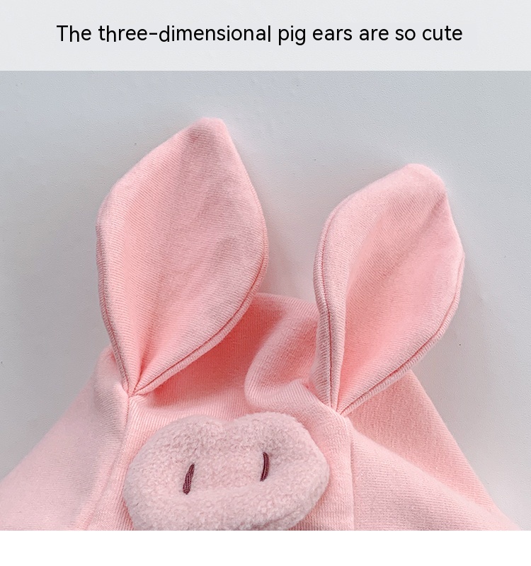 Title 10, Spring And Autumn Thin Baby Pig Hat Cute