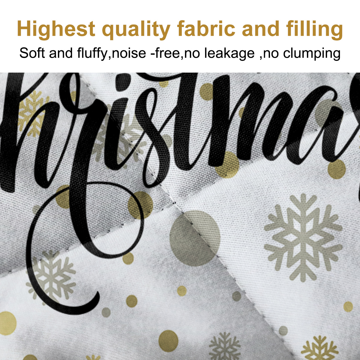 Christmas Theme Quilt Set Microfiber Soft Lightweight Merry Christmas Bedding Set, 1 Quilt With 2 Pillowcases