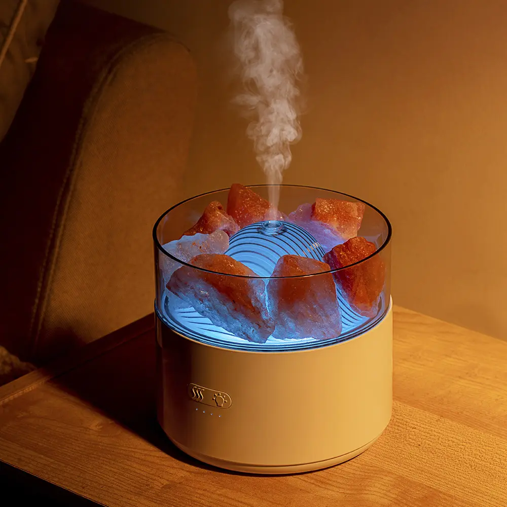 Cool-Mist Impeller Air Humidifier Crystal Salt Aroma