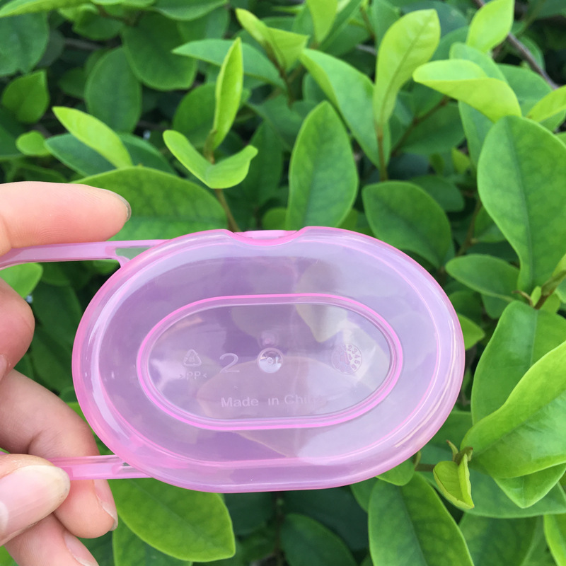 New Oval PP Pacifier Box Shubeidi Baby Products Storage Box Wide Mouth Standard Mouth Packing Box