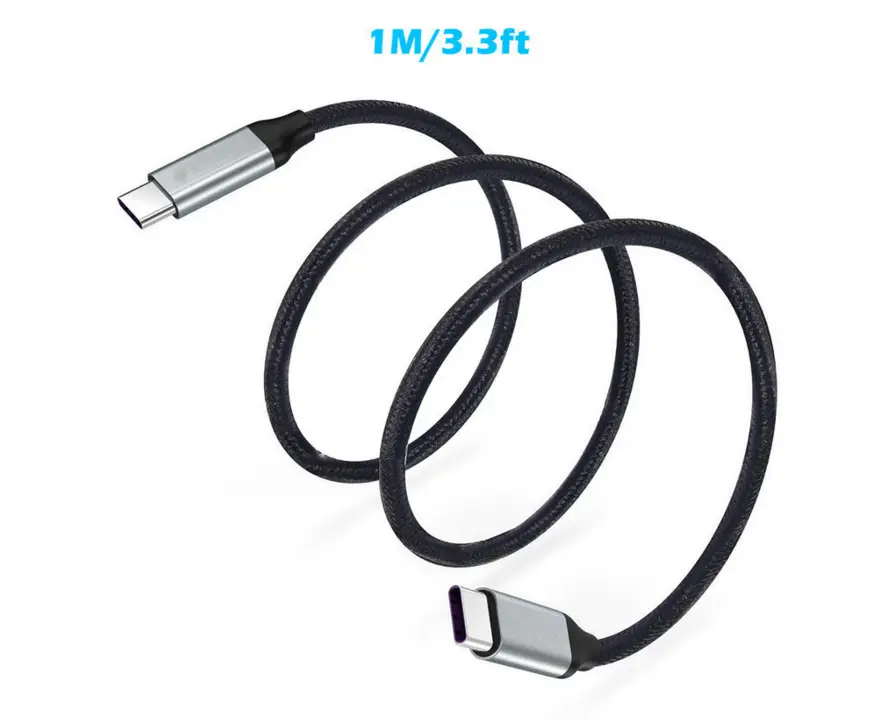 TYPE-C Fast PD Data Cable 5 Core Braided