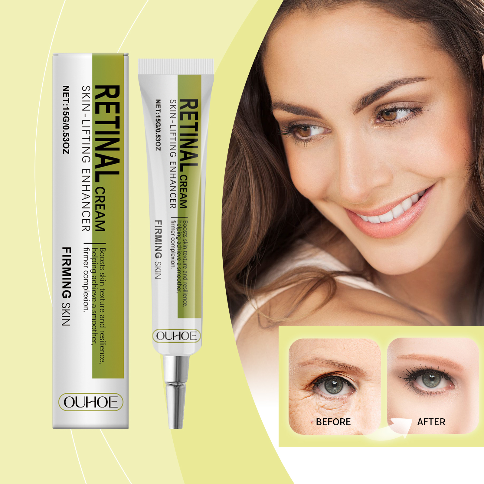 Retinol Brightening And Firming Cream 15g 1 Box — foto 7