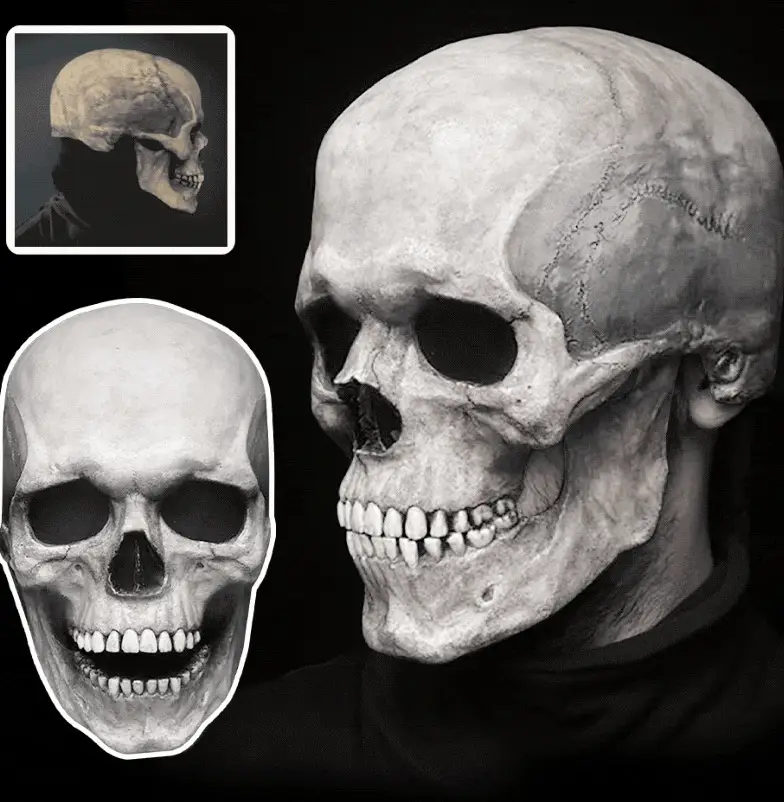 Moving Jaw Skull Mask