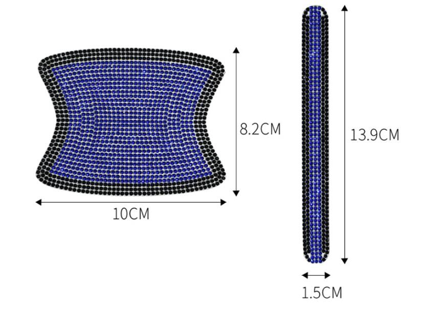 Diamond-studded Car Door Handle Stickers - Image 11