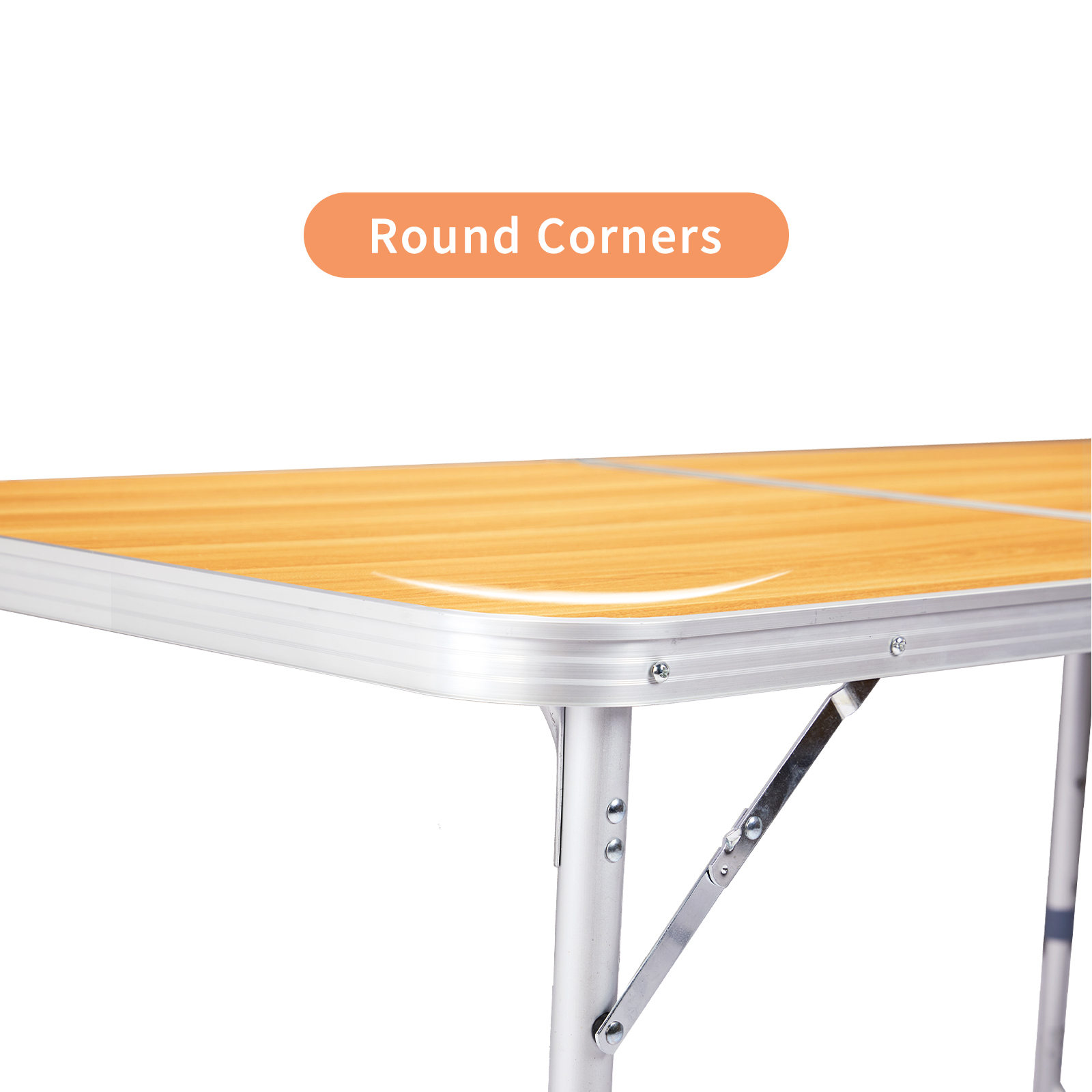 Table pliante à hauteur réglable de 4 pieds – Image 4