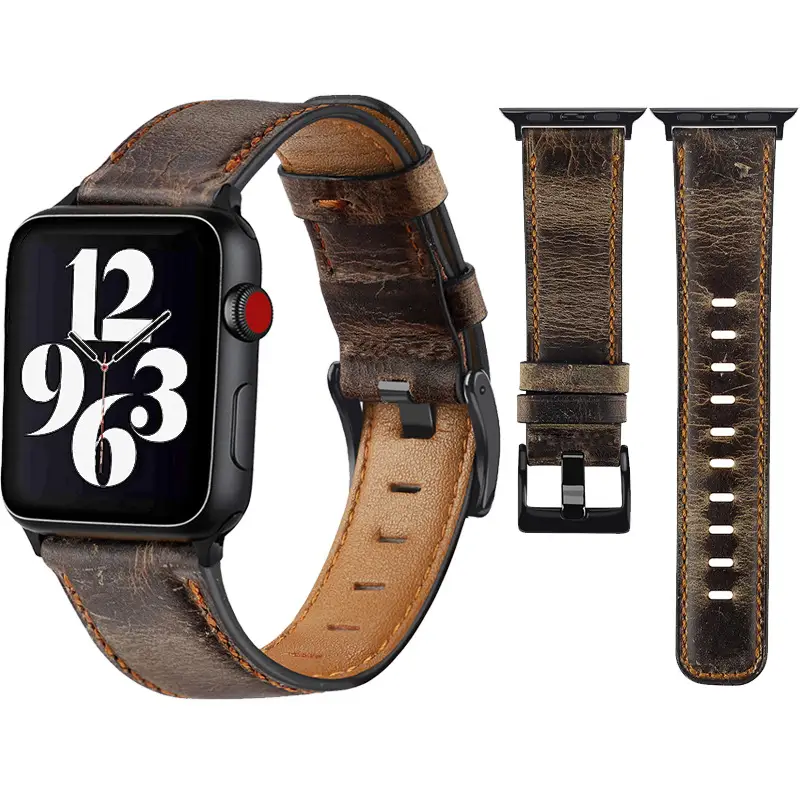 Vintage First Layer Cowhide Leather Strap