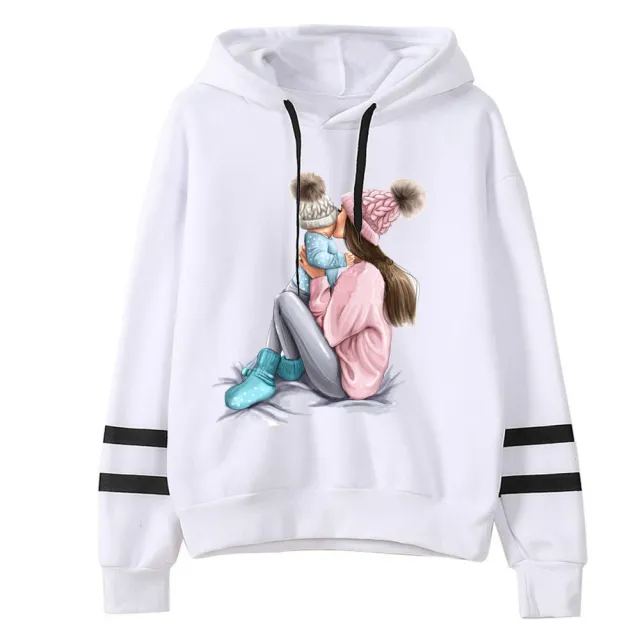 Cute Printed Mommy Printed Women Sweatshirt White - Shop at LoveMi
