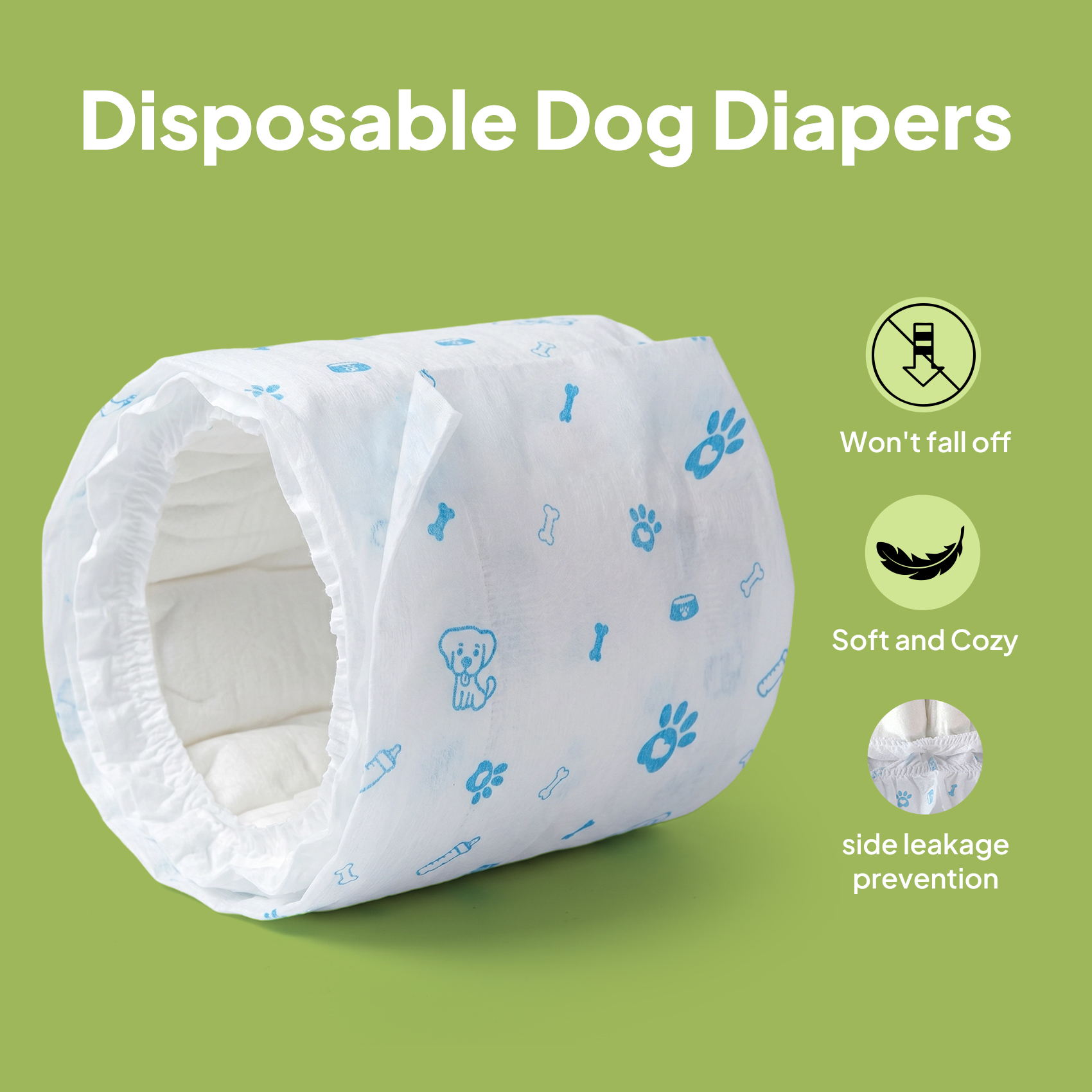 Disposable Male Dog Wraps 4