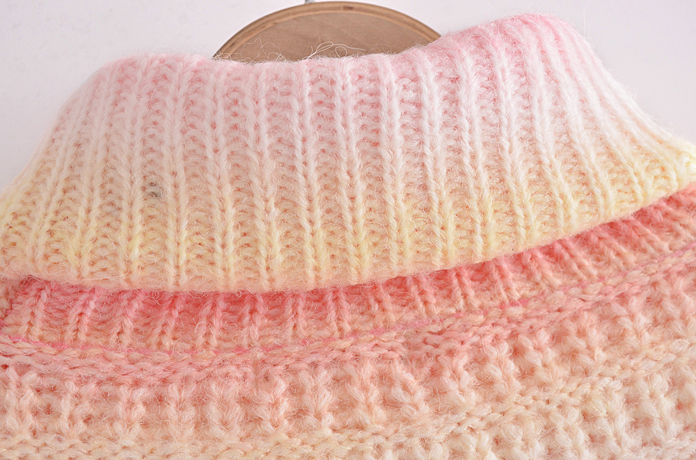 Striped High Waist Cropped Waffle Long Sleeves