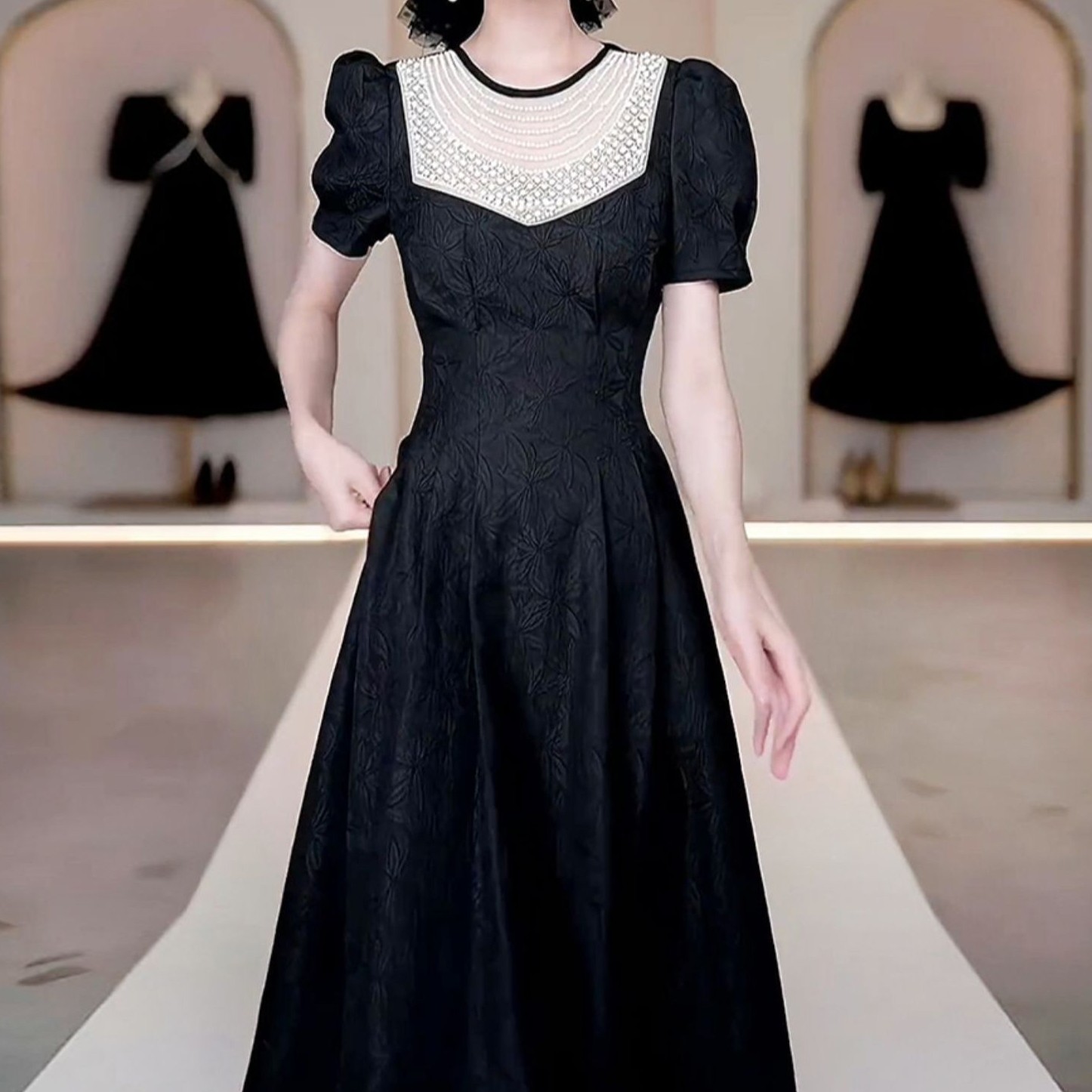 French High-end Palace Style Dress For Women