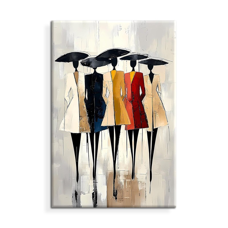 Hand-Painted Oil Paintings On Canvas Abstract African Woman Painting Wall Picture For Living Room Home Decor Art No Framed 6