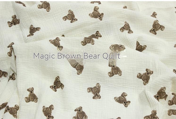 10 Quilt Brown Bear