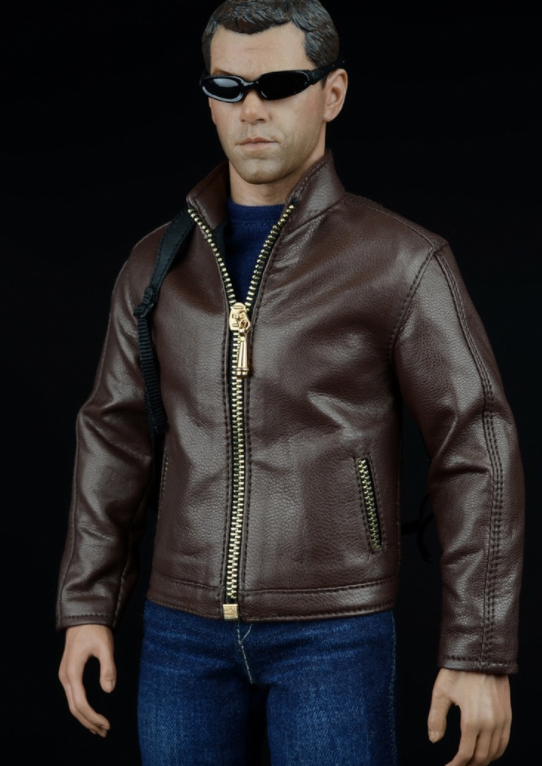 Title 3, Agent Leather Suit Without Head Sculpted Body