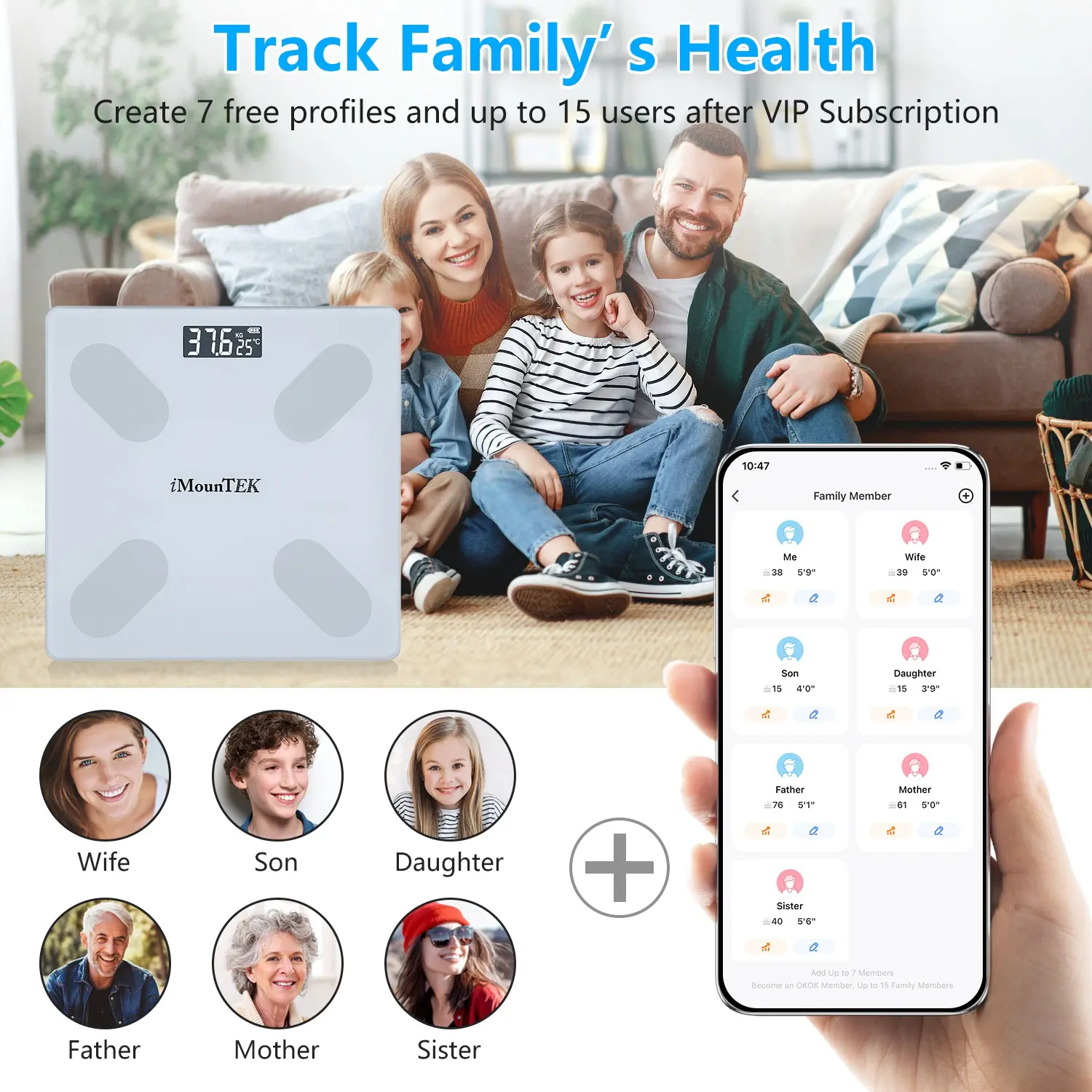 Smart Digital Scale For Body Weight High