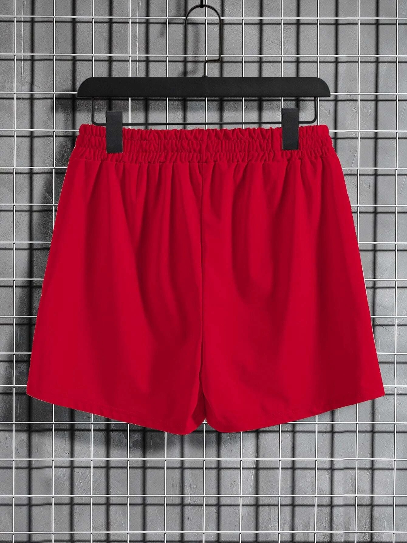 Title 6, Shorts de urso estampados de algodão para homens