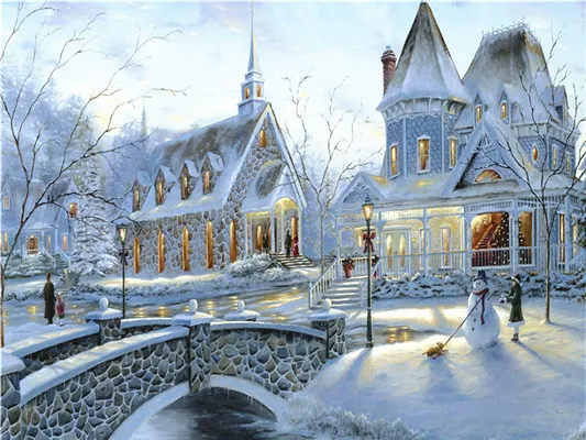 Diamond Painting Embroidery Landscape Decoration Home Square - Shop at LoveMi