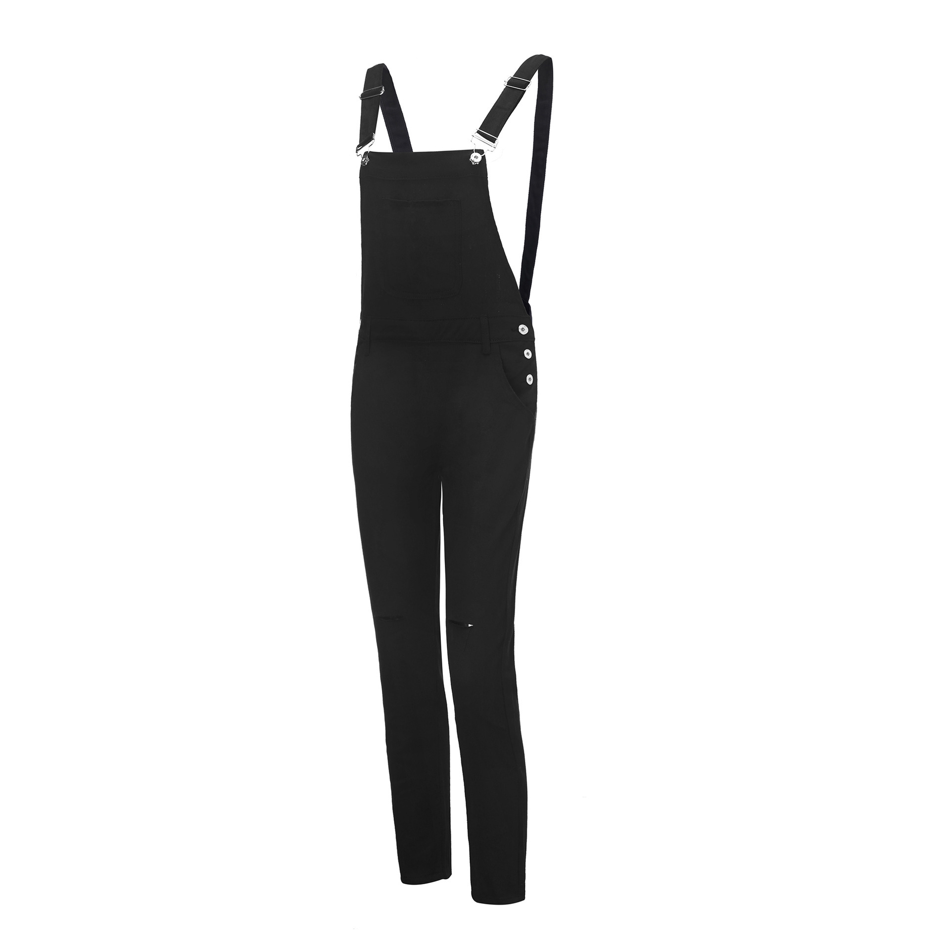 Title 12, Two-tone denim overalls suspenders