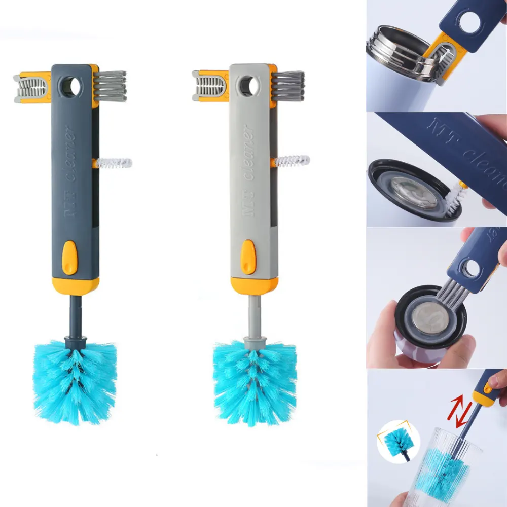 4 in 1 Bottle Gap Cleaner Brush Multifunctional Cup